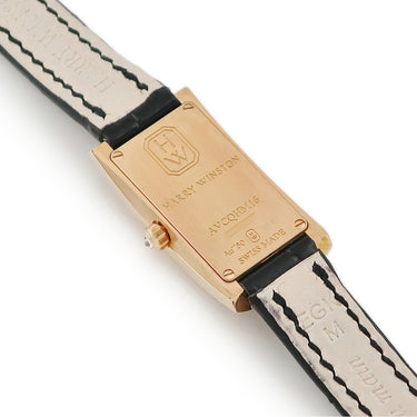 腕時計 ハリーウィンストン Harry Winston アヴェニュー C ミニ エリプティック AVCQHM16RR045 クオーツ レディース 新品同様 K18RG ダイヤ