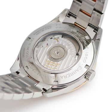 腕時計 タグホイヤー TAG Heuer カレラ キャリバー6 WAS2151.BA0732 自動巻き メンズ K18PG×SS コンビ ギョウシェ スモールセコンド