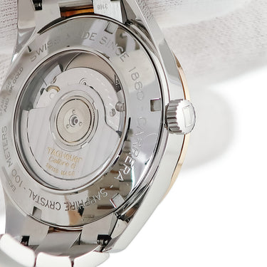 腕時計 タグホイヤー TAG Heuer カレラ キャリバー6 WAS2151.BA0732 自動巻き メンズ K18PG×SS コンビ ギョウシェ スモールセコンド
