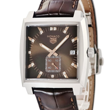 腕時計 タグホイヤー TAG Heuer モナコ レディ WAW131E.FC6420 クオーツ メンズ レディース 純正ダイヤ スモールセコンド スクエア