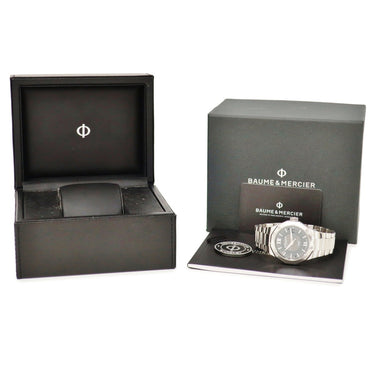 腕時計 ボーム&メルシエ BAUME&MERCIER リビエラ ボーマティック M0A10702 自動巻き メンズ 12角形 スモーキーグレー デイト