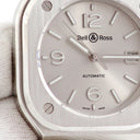 腕時計 ベル&ロス BELL＆ROSS BR05 インストゥルメント グレースティール BR05A-GR-ST/SST 自動巻き メンズ スクエア デイト