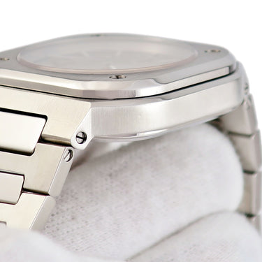 腕時計 ベル&ロス BELL＆ROSS BR05 インストゥルメント グレースティール BR05A-GR-ST/SST 自動巻き メンズ スクエア デイト