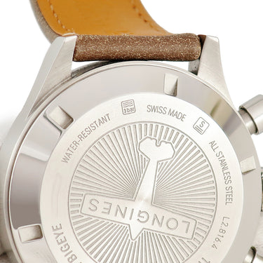 腕時計 ロンジン LONGINES ヘリテージ コレクション アヴィゲーション ビッグアイ L2.816.4.53.2 自動巻き メンズ クロノグラフ