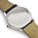 腕時計 カルティエ Cartier ロンドソロ ドゥ カルティエ XL W6701010 自動巻き メンズ シルバー ローマン 青針 デイト