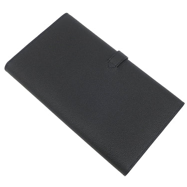 エルメス HERMES Hパッサン トゥタンマン ブラック ヴォーエプソン 長財布 シルバー金具 二つ折り