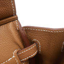 エルメス HERMES バーキン25 ゴールド トゴ ハンドバッグ ゴールド金具 新品 未使用 茶