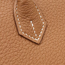 エルメス HERMES バーキン25 ゴールド トゴ ハンドバッグ ゴールド金具 新品 未使用 茶