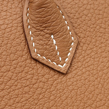 エルメス HERMES バーキン25 ゴールド トゴ ハンドバッグ ゴールド金具 新品 未使用 茶