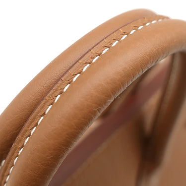 エルメス HERMES バーキン25 ゴールド トゴ ハンドバッグ ゴールド金具 新品 未使用 茶