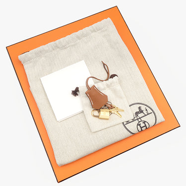 エルメス HERMES バーキン25 ゴールド トゴ ハンドバッグ ゴールド金具 茶