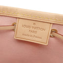 ルイヴィトン LOUIS VUITTON ナノ ノエ N60052 ダミエアズール タヒチ ダミエアズールキャンバス ショルダーバッグ ゴールド金具 白 ピンク