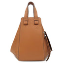 ロエベ LOEWE ハンモックバッグ スモール 387.30.S35 タン カーフ 2WAYバッグ ゴールド金具 ハンドバッグ ショルダーバッグ 茶