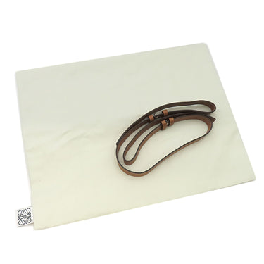 ロエベ LOEWE ハンモックバッグ スモール 387.30.S35 タン カーフ 2WAYバッグ ゴールド金具 ハンドバッグ ショルダーバッグ 茶