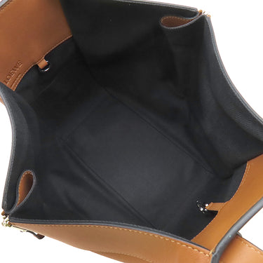 ロエベ LOEWE ハンモックバッグ スモール 387.30.S35 タン カーフ 2WAYバッグ ゴールド金具 ハンドバッグ ショルダーバッグ 茶