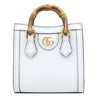 グッチ GUCCI ダイアナ ナノバッグ 760251 ライトブルー レザー バンブー ショルダーバッグ ゴールド金具 水色 ミニショルダー ミニバッグ