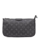 ルイヴィトン LOUIS VUITTON ポシェット アクセソワール XL M11741 モノグラムエクリプス レザー モノグラムエクリプスキャンバス ショルダーバッグ マットブラック金具 ニシャル刻印入り