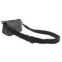 ルイヴィトン LOUIS VUITTON ポシェット アクセソワール XL M11741 モノグラムエクリプス レザー モノグラムエクリプスキャンバス ショルダーバッグ マットブラック金具 ニシャル刻印入り