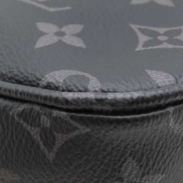 ルイヴィトン LOUIS VUITTON ポシェット アクセソワール XL M11741 モノグラムエクリプス レザー モノグラムエクリプスキャンバス ショルダーバッグ マットブラック金具 ニシャル刻印入り