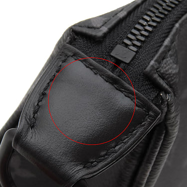 ルイヴィトン LOUIS VUITTON ポシェット アクセソワール XL M11741 モノグラムエクリプス レザー モノグラムエクリプスキャンバス ショルダーバッグ マットブラック金具 ニシャル刻印入り