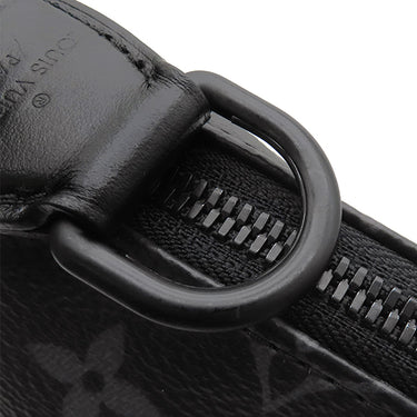 ルイヴィトン LOUIS VUITTON ポシェット アクセソワール XL M11741 モノグラムエクリプス レザー モノグラムエクリプスキャンバス ショルダーバッグ マットブラック金具 ニシャル刻印入り