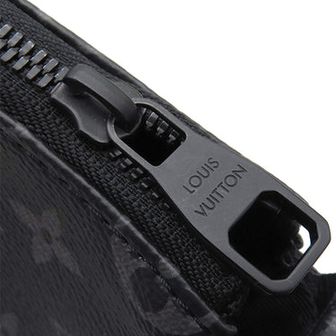 ルイヴィトン LOUIS VUITTON ポシェット アクセソワール XL M11741 モノグラムエクリプス レザー モノグラムエクリプスキャンバス ショルダーバッグ マットブラック金具 ニシャル刻印入り