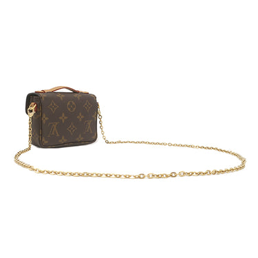 ルイヴィトン LOUIS VUITTON ミクロ メティス M81267 モノグラム モノグラムキャンバス ショルダーバッグ ゴールド金具 チェーンショルダー