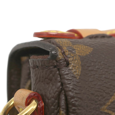 ルイヴィトン LOUIS VUITTON ミクロ メティス M81267 モノグラム モノグラムキャンバス ショルダーバッグ ゴールド金具 チェーンショルダー