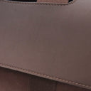 エルメス HERMES ヴァルパライソPM アヴァンヌ トワルシェブロン レザー ハンドバッグ シルバー金具 茶