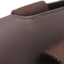 エルメス HERMES ヴァルパライソPM アヴァンヌ トワルシェブロン レザー ハンドバッグ シルバー金具 茶