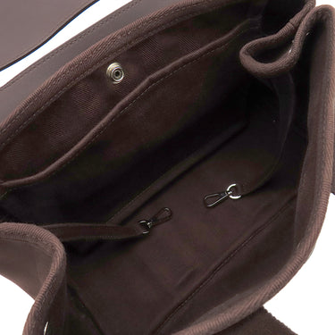 エルメス HERMES ヴァルパライソPM アヴァンヌ トワルシェブロン レザー ハンドバッグ シルバー金具 茶