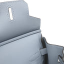 エルメス HERMES バーキン25 ブルーリン ヴォースイフト ハンドバッグ シルバー金具 水色