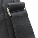 エルメス HERMES アカプルコ バサス MM ブラック トワルシェブロン レザー ショルダーバッグ シルバー金具 黒