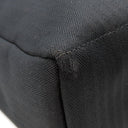 エルメス HERMES アカプルコ バサス MM ブラック トワルシェブロン レザー ショルダーバッグ シルバー金具 黒