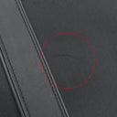 エルメス HERMES アカプルコ バサス MM ブラック トワルシェブロン レザー ショルダーバッグ シルバー金具 黒