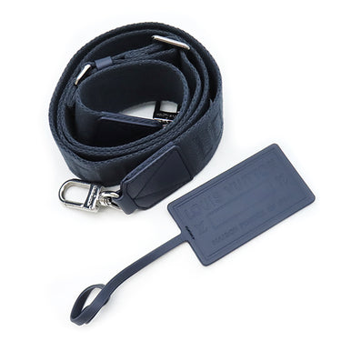 ルイヴィトン LOUIS VUITTON テイクオフ メッセンジャー M21363 ネイビー レザー アエログラムレザー ショルダーバッグ シルバー金具 紺 アエログラム
