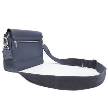 ルイヴィトン LOUIS VUITTON テイクオフ メッセンジャー M21363 ネイビー レザー アエログラムレザー ショルダーバッグ シルバー金具 紺 アエログラム