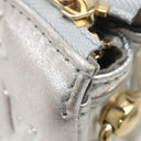 ルイヴィトン LOUIS VUITTON クッサン BB M59599 シルバー ラムスキン 2WAYバッグ ゴールド金具 ショルダー ハンドバッグ