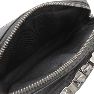 ルイヴィトン LOUIS VUITTON アルファ ウエアラブル ウォレット M81260 モノグラムエクリプス レザー モノグラムエクリプスキャンバス ショルダーバッグ シルバー金具 グレー
