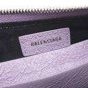 バレンシアガ BALENCIAGA ルカゴール XS 695814 5304 0 203437 パープル レザー ショルダーバッグ シルバー金具 Le Cagole チェーンショルダー