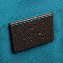 グッチ GUCCI GGショルダーバッグ 499621 ベージュ×エボニー レザー GGスプリームキャンバス ショルダーバッグ ゴールド金具 茶 緑 赤 シェリーライン