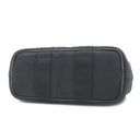 エルメス HERMES ヴァルパライソ PM ブラック トワルシェブロン レザー ハンドバッグ シルバー金具 黒 キャンバス