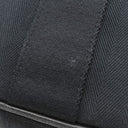 エルメス HERMES ヴァルパライソ PM ブラック トワルシェブロン レザー ハンドバッグ シルバー金具 黒 キャンバス