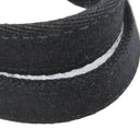 エルメス HERMES ヴァルパライソ PM ブラック トワルシェブロン レザー ハンドバッグ シルバー金具 黒 キャンバス