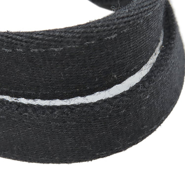 エルメス HERMES ヴァルパライソ PM ブラック トワルシェブロン レザー ハンドバッグ シルバー金具 黒 キャンバス