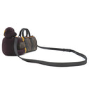 ルイヴィトン LOUIS VUITTON キーポルXS モンキー M80118 モノグラム モノグラムキャンバス 2WAYバッグ ブラック金具 茶 ハンドバッグ ショルダー