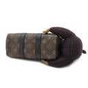 ルイヴィトン LOUIS VUITTON キーポルXS モンキー M80118 モノグラム モノグラムキャンバス 2WAYバッグ ブラック金具 茶 ハンドバッグ ショルダー