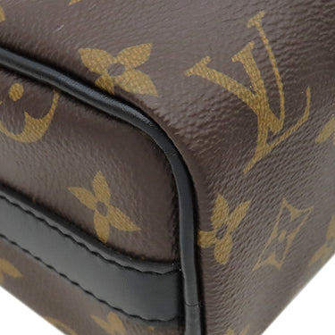 ルイヴィトン LOUIS VUITTON キーポルXS モンキー M80118 モノグラム モノグラムキャンバス 2WAYバッグ ブラック金具 茶 ハンドバッグ ショルダー
