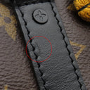 ルイヴィトン LOUIS VUITTON キーポルXS モンキー M80118 モノグラム モノグラムキャンバス 2WAYバッグ ブラック金具 茶 ハンドバッグ ショルダー