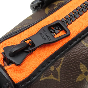 ルイヴィトン LOUIS VUITTON キーポルXS モンキー M80118 モノグラム モノグラムキャンバス 2WAYバッグ ブラック金具 茶 ハンドバッグ ショルダー